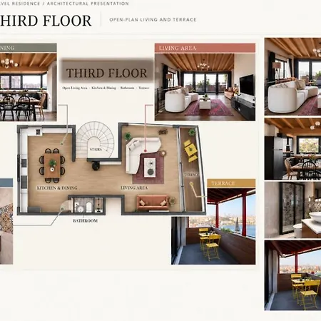 Iconic Sea View Duplex W Terrace In Balat Апартаменты Стамбул