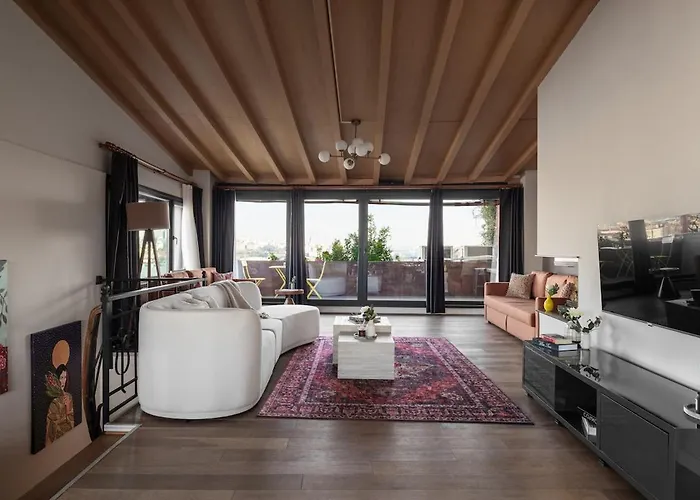 Appartamento Iconic Sea View Duplex W Terrace In Balat Provincia di Istanbul