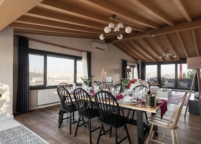 Iconic Sea View Duplex W Terrace In Balat Appartamento *