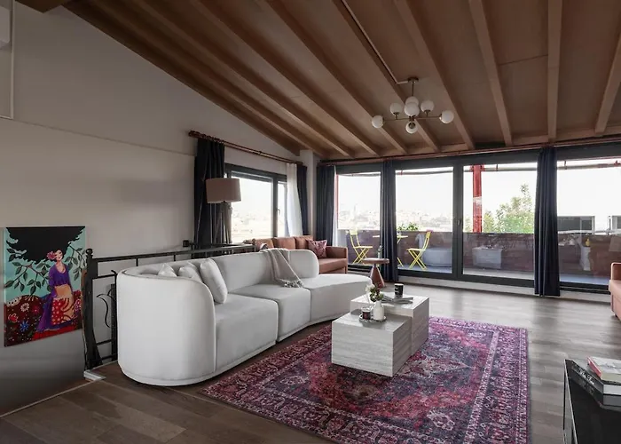 Iconic Sea View Duplex W Terrace In Balat Apartment Istanbul