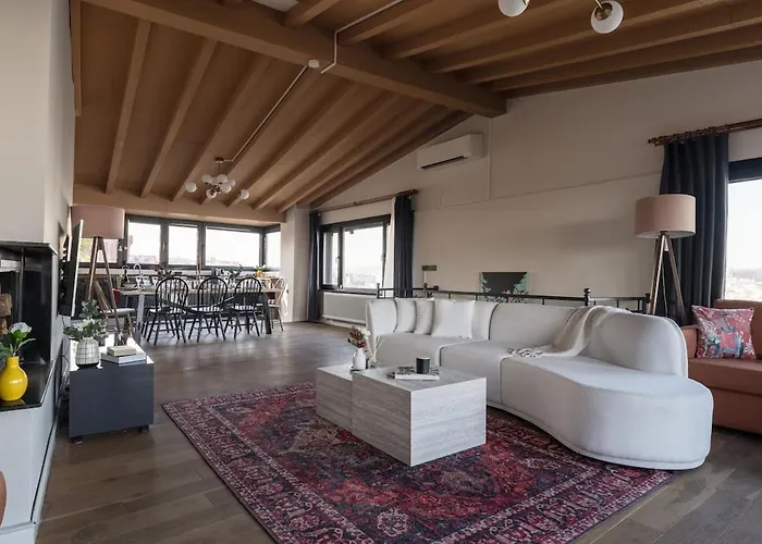 Iconic Sea View Duplex W Terrace In Balat Apartment *